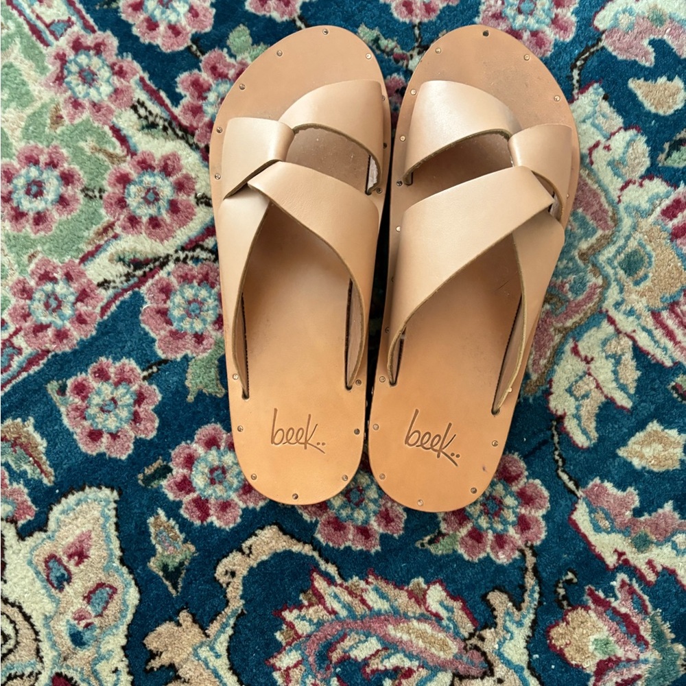 beek by two birds slide size 7 sandals
